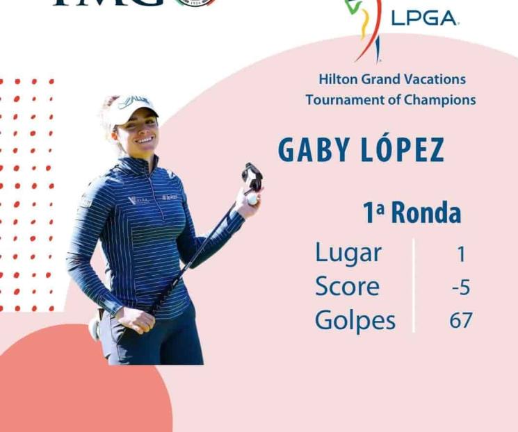 Lidera Gaby López el Tournament de la LPGA