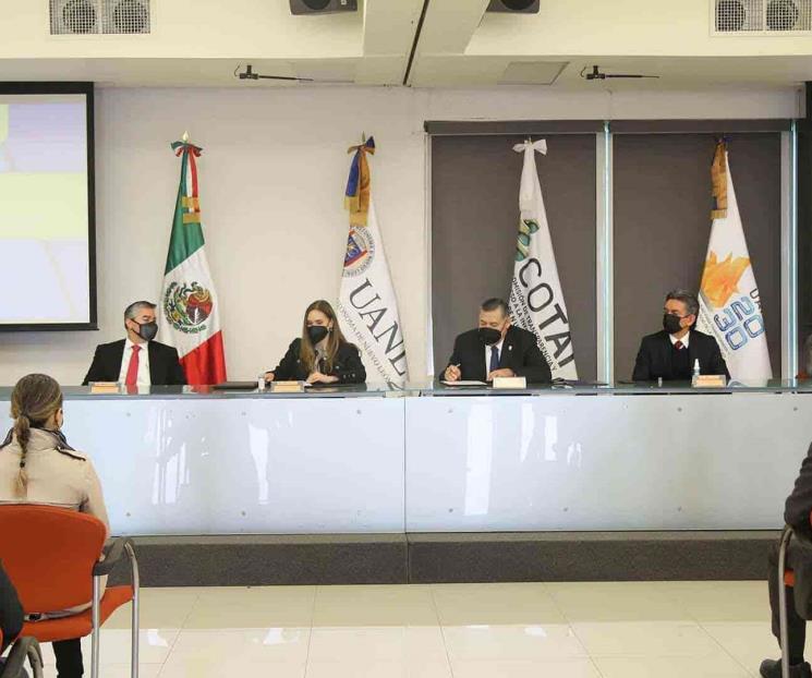 Signan convenio UANL y COTAI