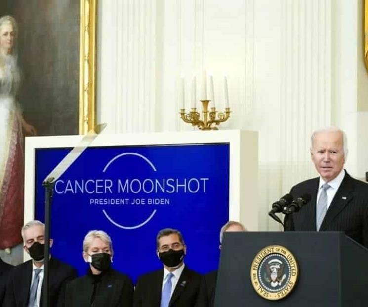 Busca Biden reducir 50% muertes por cáncer