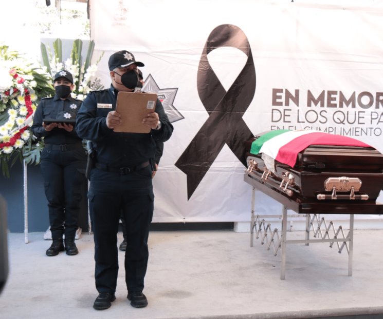 Despiden con honores a policía de Juárez