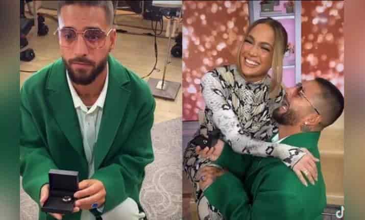 Maluma le propone matrimonio a Jennifer Lopez