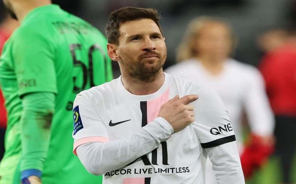 Lionel Messi anotó en la goleada del PSG
