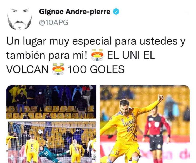 Festeja Gignac sus 100 goles en el Uni