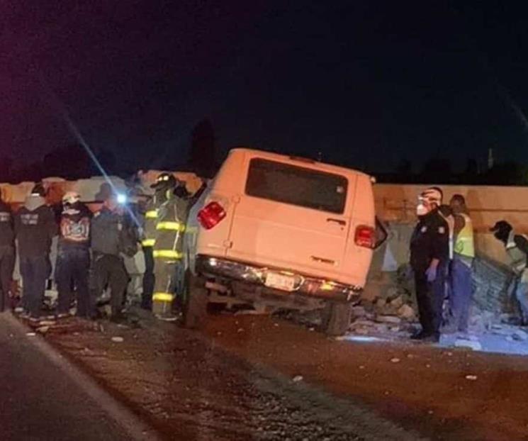 Colapsa puente en la México-Pachuca a la altura de Tecámac