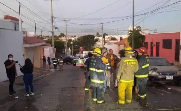 Explosión genera daños en siete viviendas en Culiacán