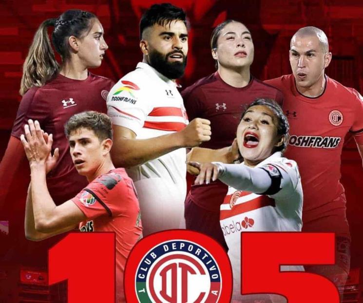 Cumple Toluca sus 105 años de historia