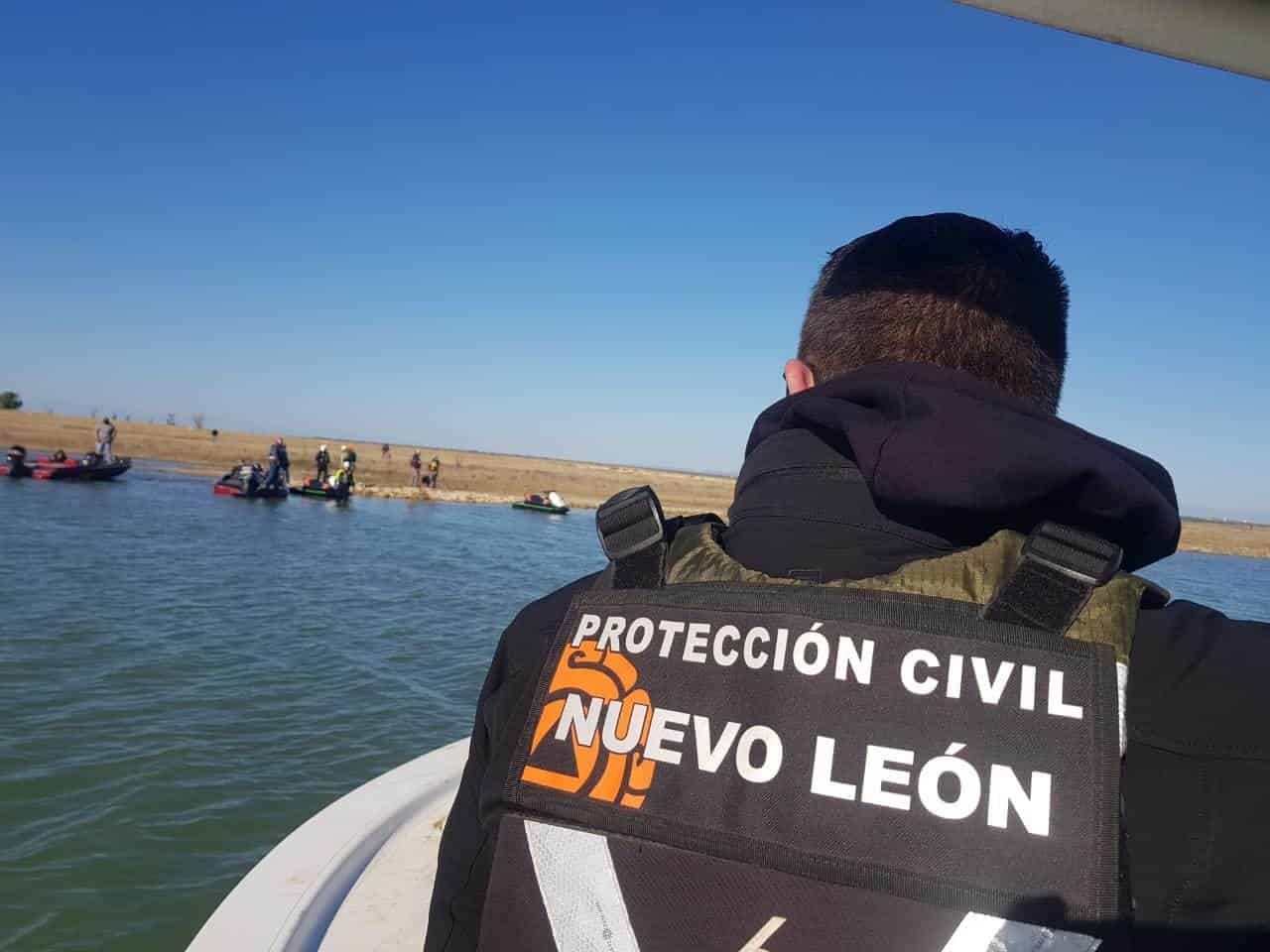 El kayakista desaparecido el sábado en la Presa El Cuchillo, municipio de China, fue encontrado ayer en horas de la mañana por rescatistas de Protección Civil Nuevo León tras 20 horas de búsqueda