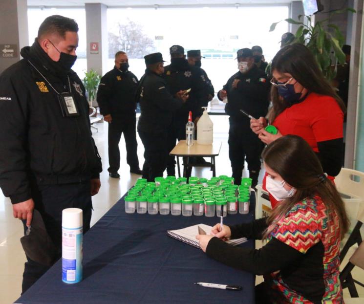 Realizan exámenes antidoping a policías de Escobedo