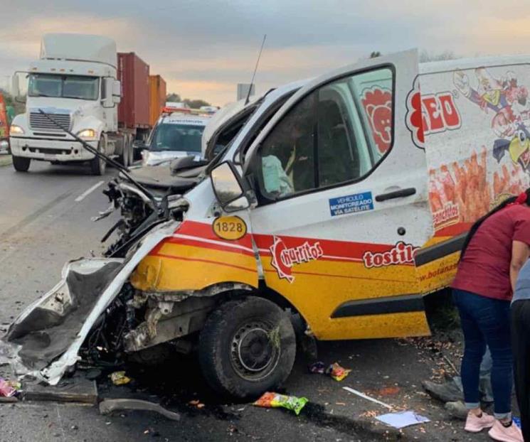 Choque deja dos lesionados en Hualahuises