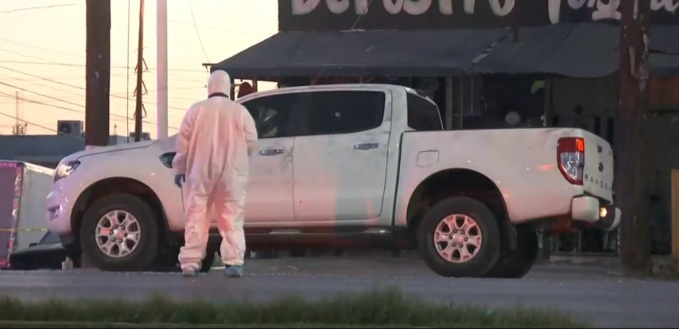 El conductor de una camioneta fue ejecutado de  varios balazos