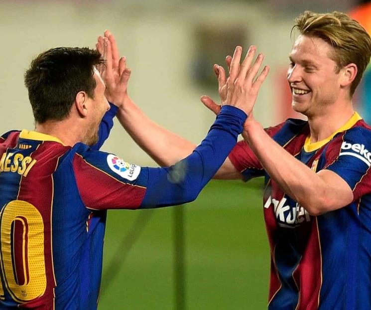 Todavía le extrañamos: de Jong sobre Messi en Barça