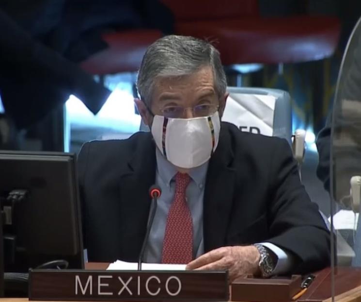 Pide México en ONU distensión, diplomacia y diálogo