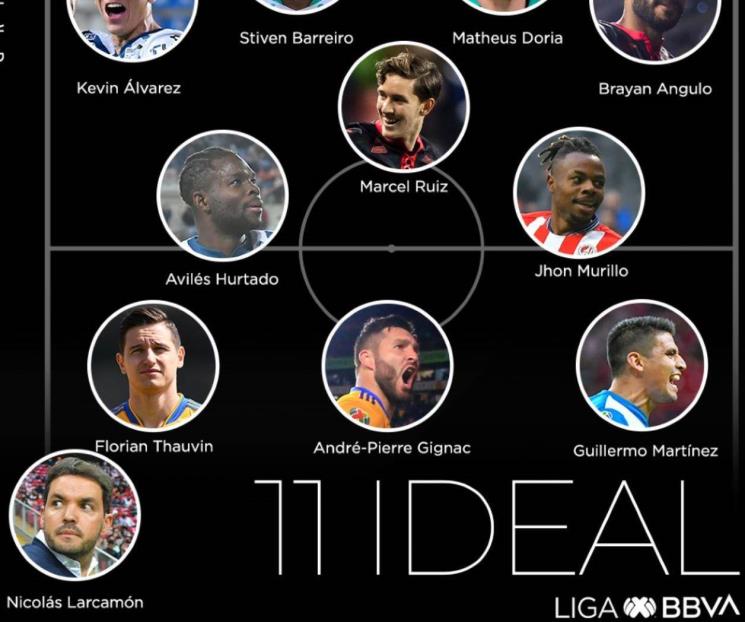 Están Gignac y Thauvin en once ideal de J7 de Liga MX