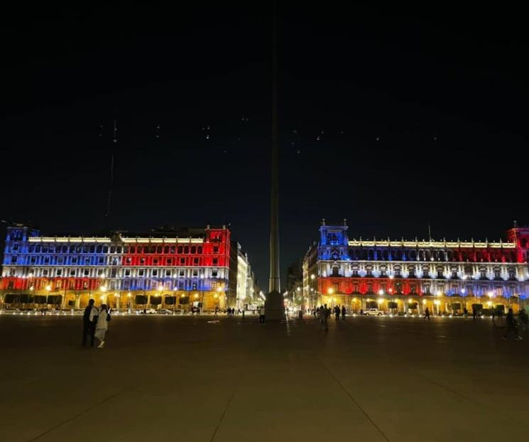 Iluminación en homenaje a Dominicana confunde en redes