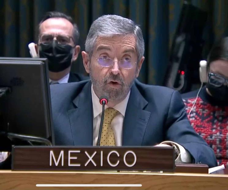 Ucrania requiere de la solidaridad económica:México ante ONU