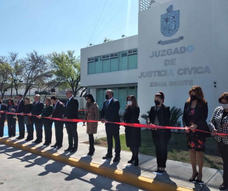 Inauguran en Apodaca el primer Centro de Justicia Cívica