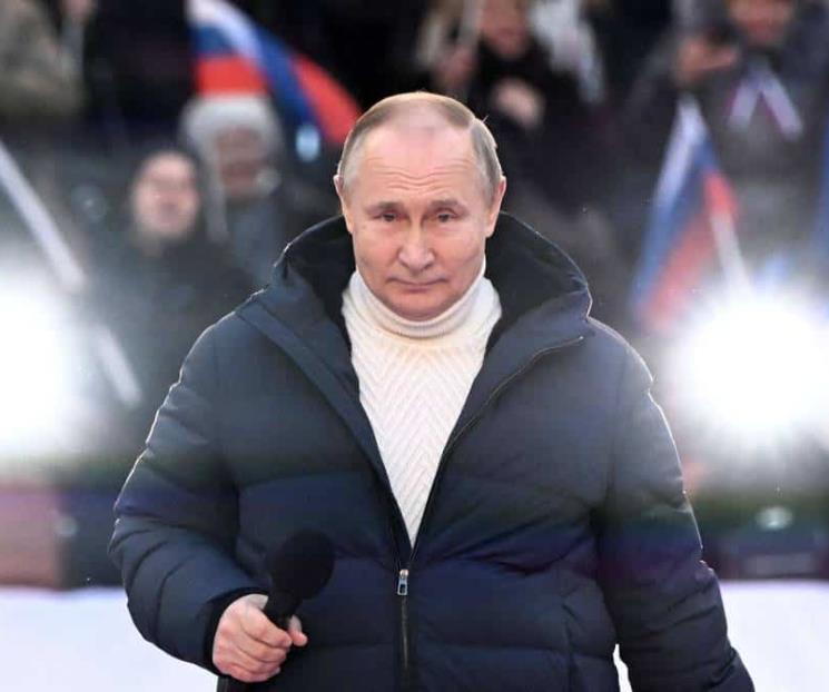 Destaca Putin unidad de los rusos en gran mitin