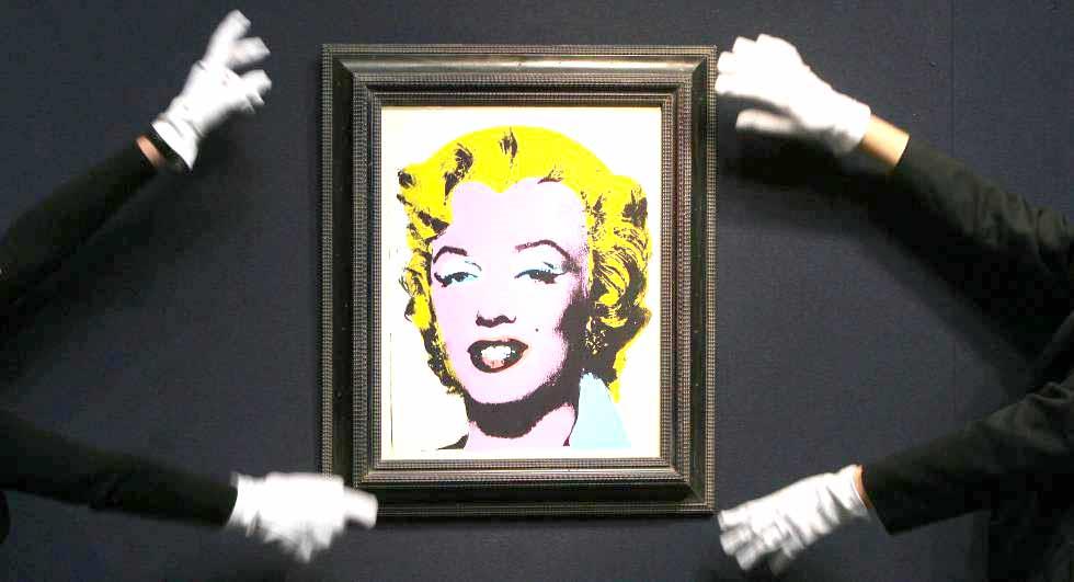 Y Christies saca el retrato de Marilyn de Warhol