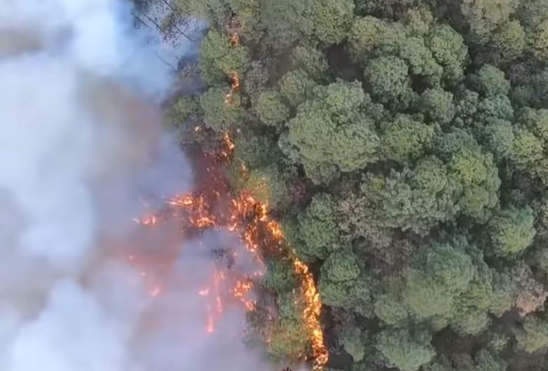 Incendio en Santiago el más grande en el país