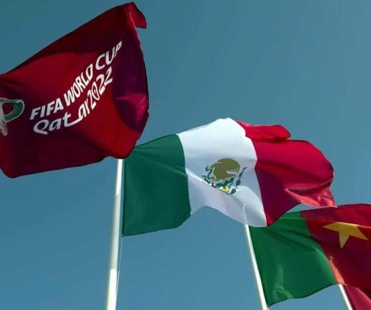 Bandera mexicana ya ondea en Qatar