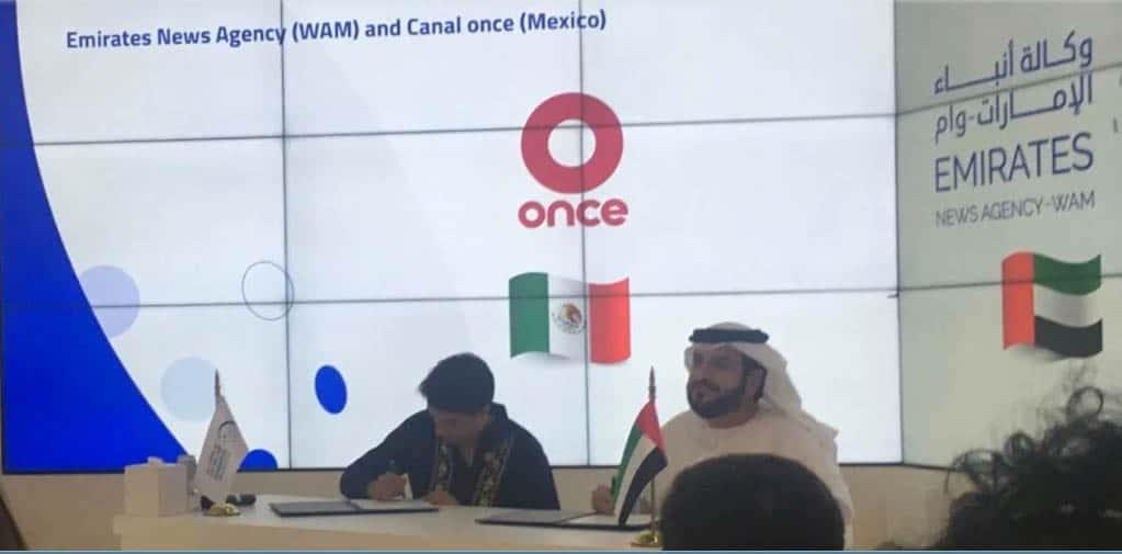 Agencia de noticias de Emiratos Árabes firma convenio