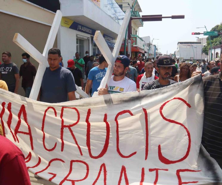Sale segunda caravana migrante de Tapachula rumbo a la CMDX