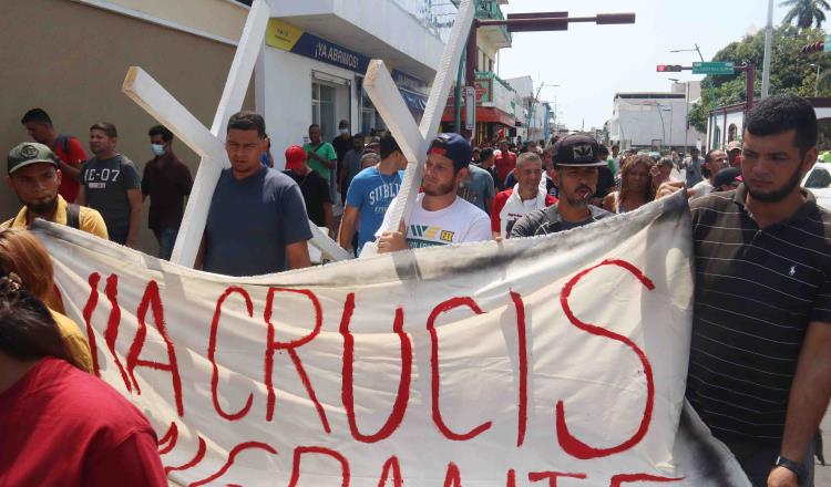 Sale segunda caravana migrante de Tapachula rumbo a la CMDX