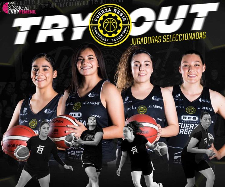 Try-Out salió fructífero para Fuerza Regia Femenil