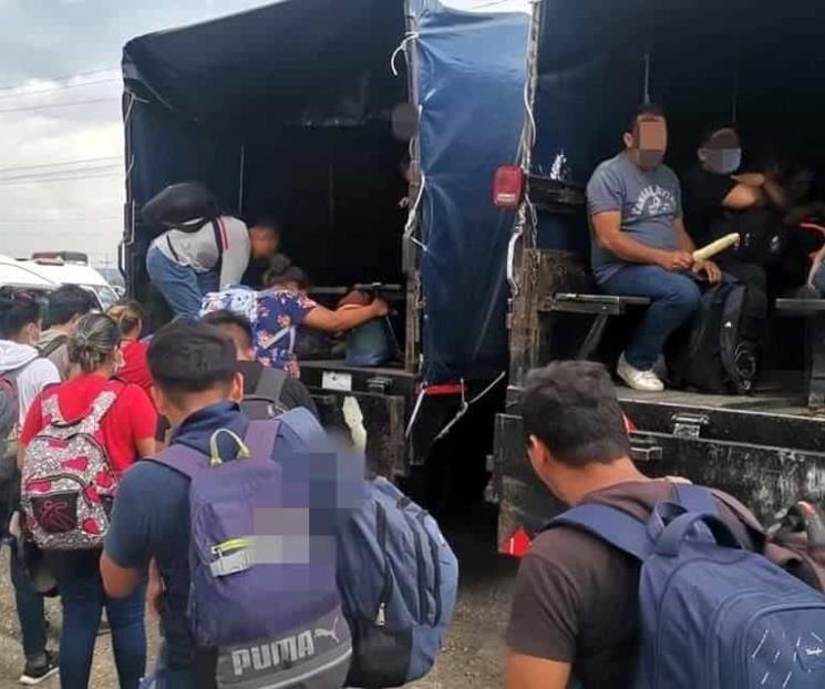 Desarticulan traslado de migrantes en la México-Puebla