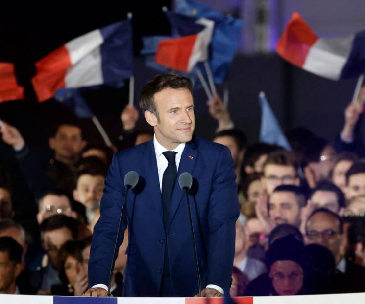 Macron ofrece ser presidente de todos tras ser reelecto
