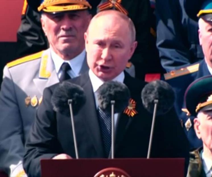 Justifica Putin invasión a Ucrania en Día de la Victoria