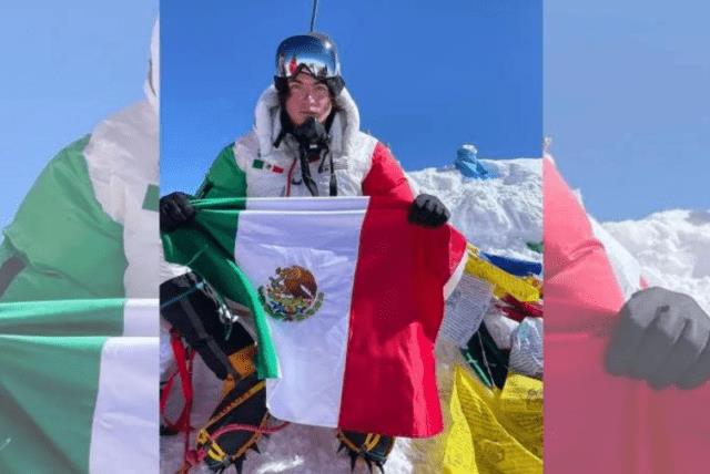 Conquista mexicano la cima del Everest