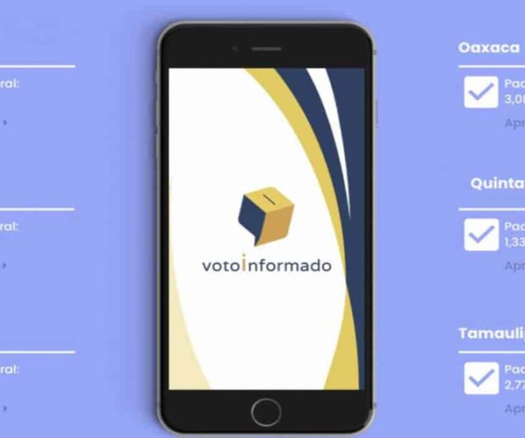 Presentan el sitio web Voto Informado