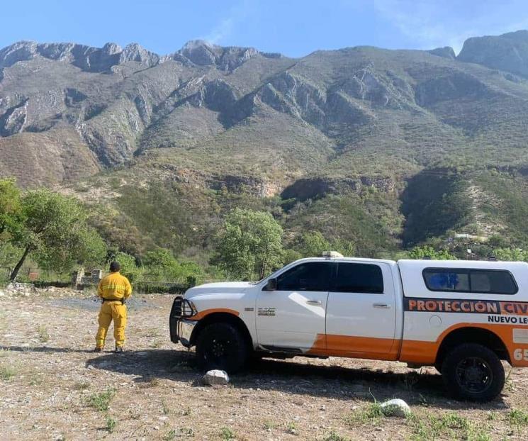 Controla PC el incendio forestal en el municipio de Santiago
