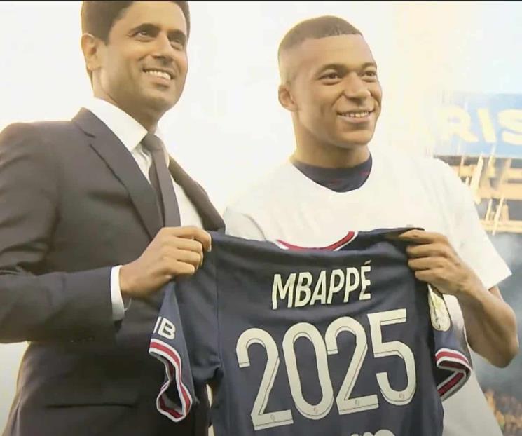 Mbappé se quedó en el PSG