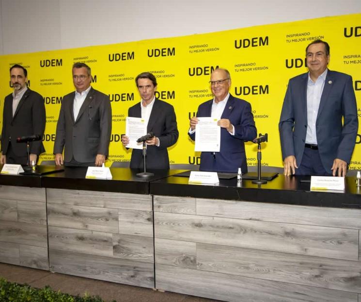 Firma UDEM convenio con Instituto Atlántico de Gobierno