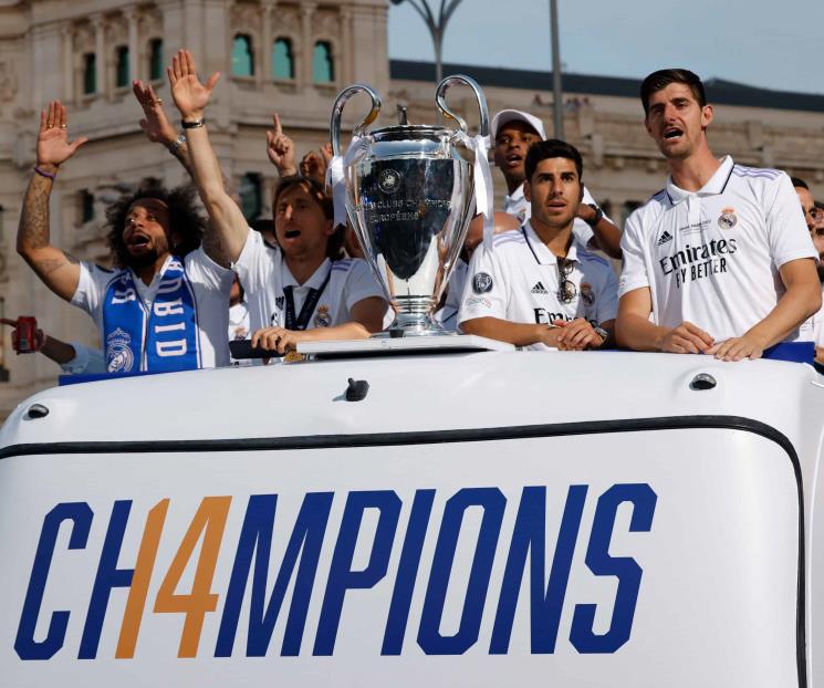 Festeja Real Madrid a lo grande y con su gente