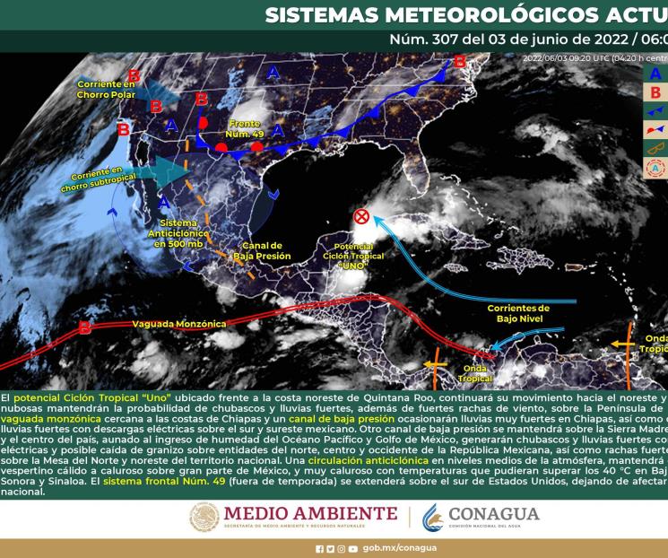 Prevén formación de ciclón Alex en Quintana Roo