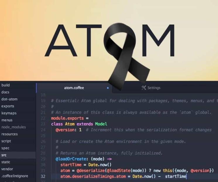 GitHub anuncia la muerte del editor de código Atom