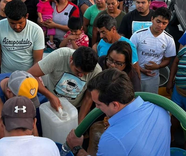 Piden ayuda para colonias sin agua en García