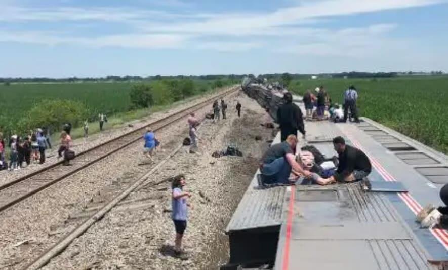 Reportan varios heridos tras colisión de tren en Missouri