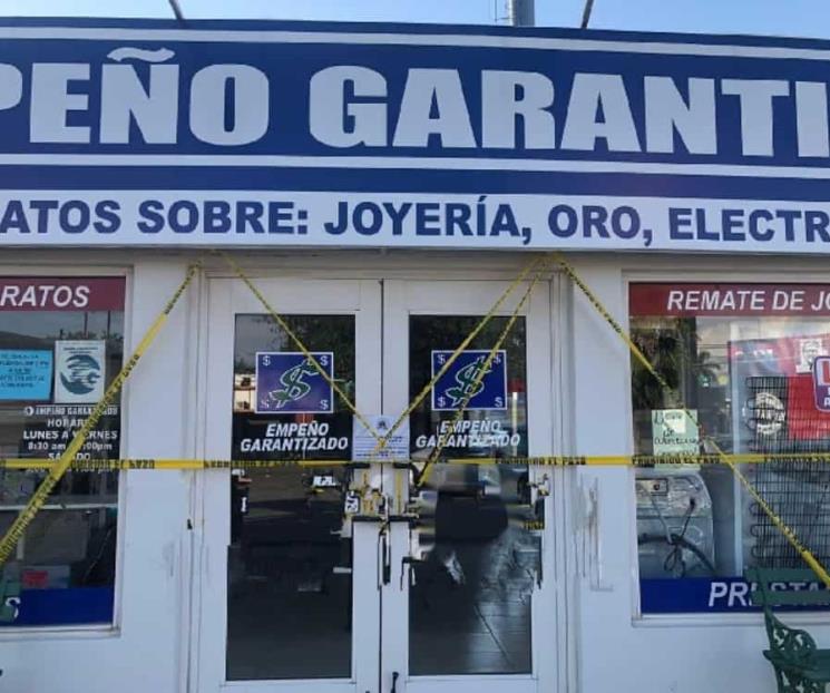 Catean casas de empeño en Linares por robo de celulares