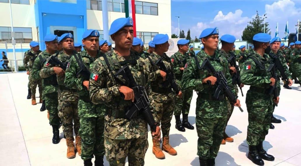 Alista primer contingente de tropas para misiones de paz