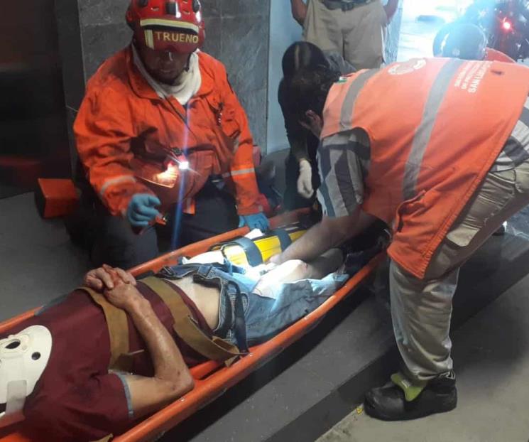 Cae elevador de un quinto piso en San Luis Potosí; un herido