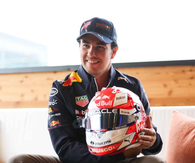Checo Pérez revela el casco que usará para GP de Austria