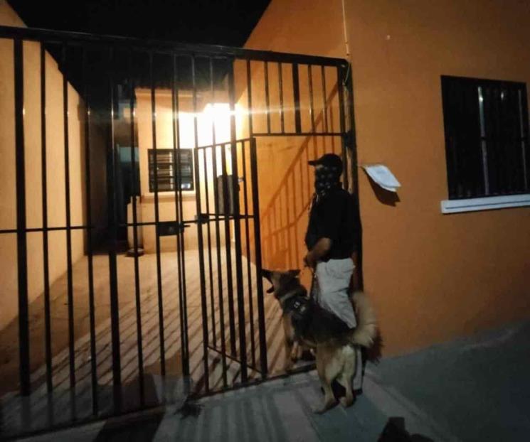 Catean casa en Salinas Victoria, hay un detenido