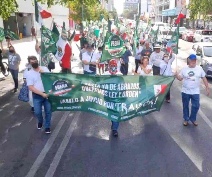 Marcha Frenaa en Monterrey
