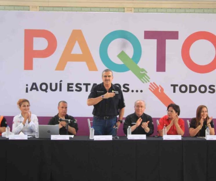 Instala César Comité PAQTO en San Isidro