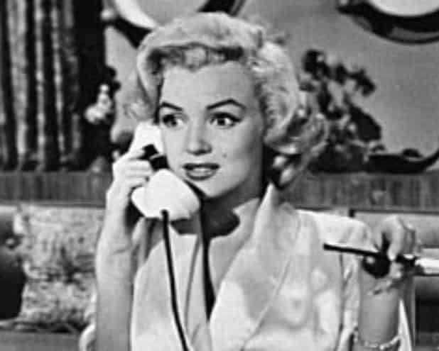 Marilyn interpretó a Lorelei Lee en el clásico, Los Caballeros las Prefieren Rubias (1953)