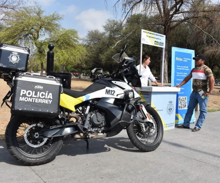 Siguen con el reclutamiento de policías en Monterrey